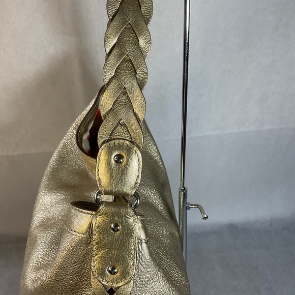 Kate Spade Gold Metallic Large Shoulder Bag - Picture 3 of 16